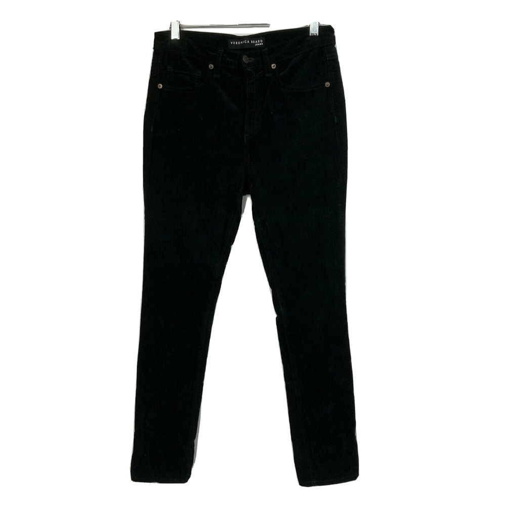 Veronica Beard Jeans Pants Women Sz 26 Kate 10 in Skinny Corduroy Forrest Green